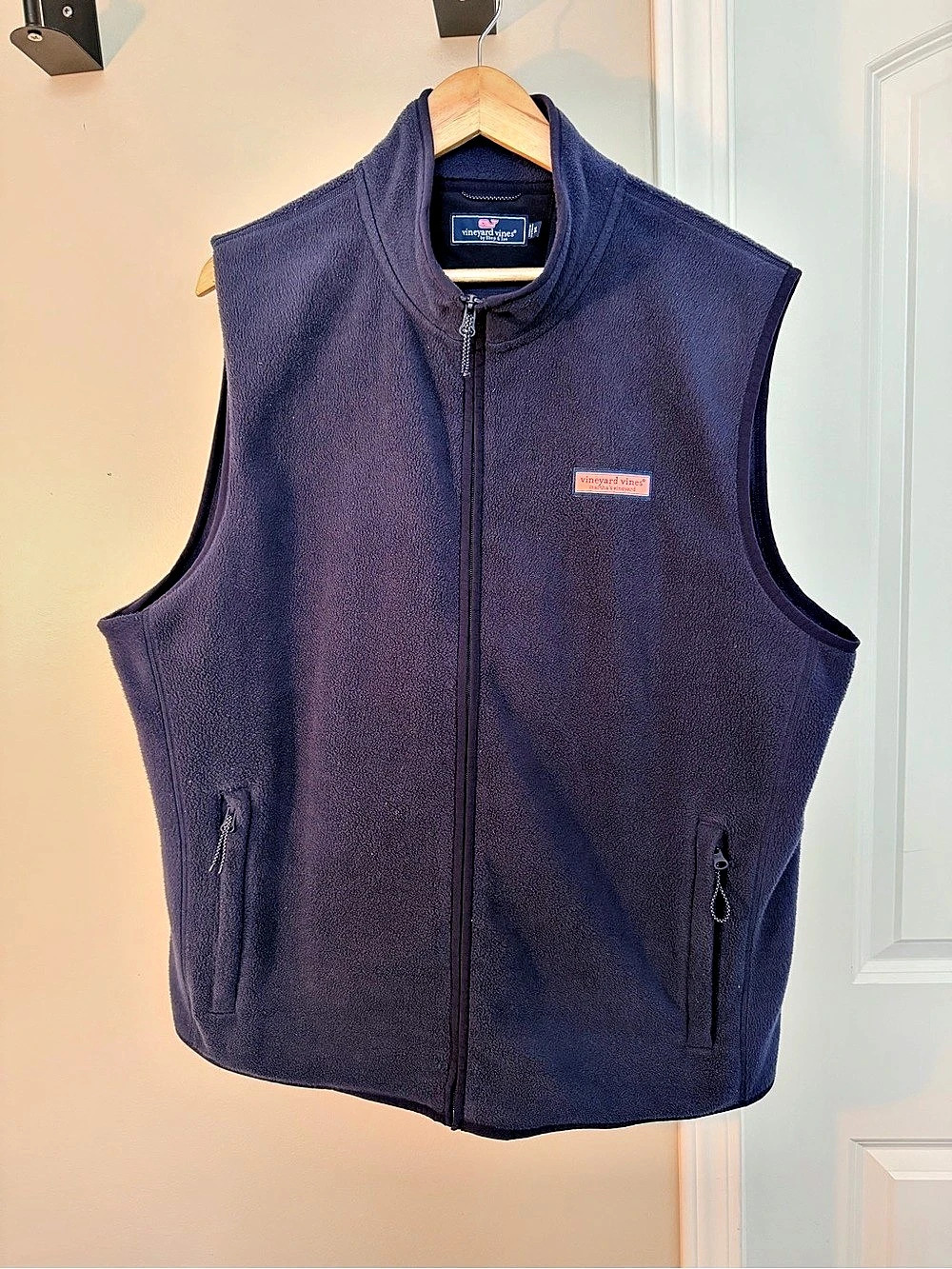 vineyard vines Shep Fleece Vest Men's Blue XL